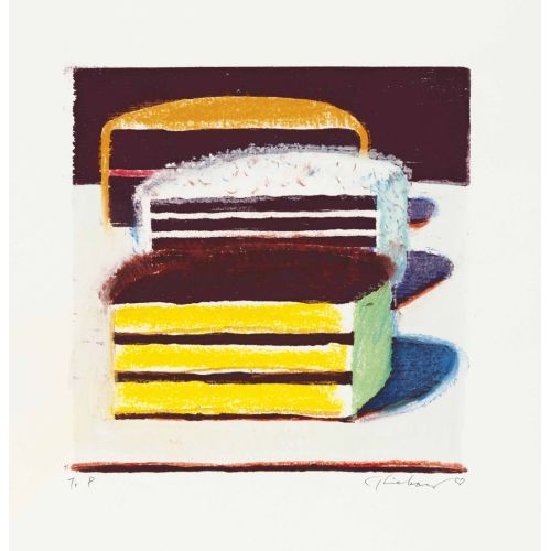 Wayne Thiebaud, Yarım Kekler State II Wayne Thiebaud, Yarım Kekler State II
