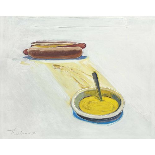 Wayne Thiebaud, Hot Dog And Mustard Wayne Thiebaud, Hot Dog And Mustard