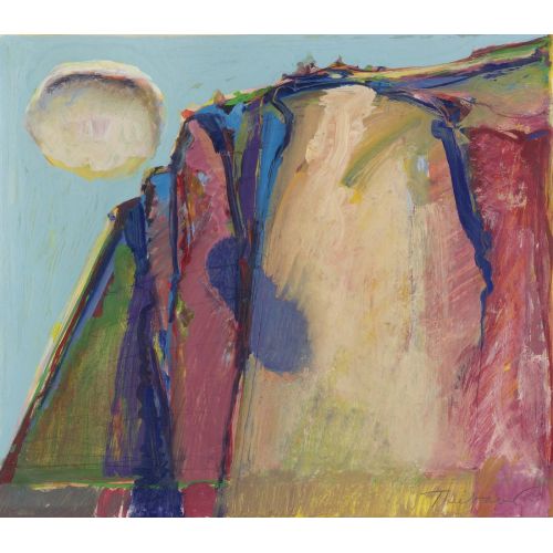 Wayne Thiebaud, Bluff With Cloud Wayne Thiebaud, Bluff With Cloud