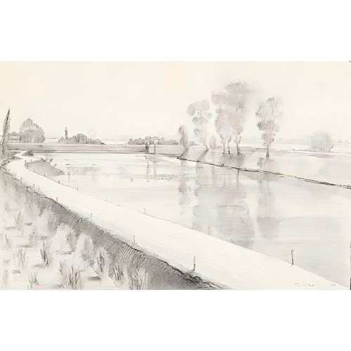 Wayne Thiebaud, Landscape Wayne Thiebaud, Landscape