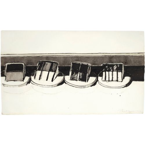 Wayne Thiebaud, Layer Cakes Row Pop Art Wayne Thiebaud, Layer Cakes Row Pop Art Art Movements Wayne Thiebaud, Layer Cakes Row, Pop Art, can be purchased or downloaded as