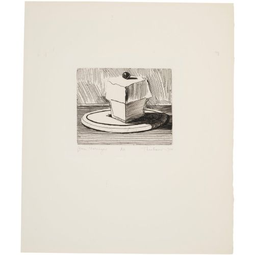 Wayne Thiebaud, Lemon Meringue Wayne Thiebaud, Lemon Meringue