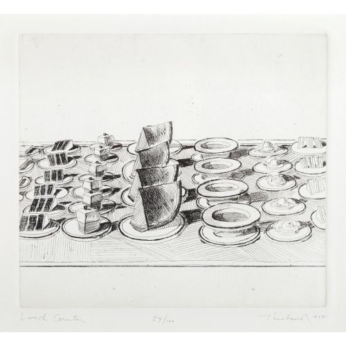 Wayne Thiebaud, Lunch Counter, From Delights