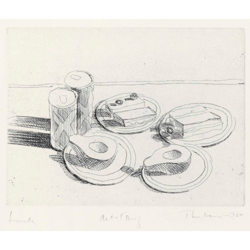 Wayne Thiebaud, Pastalardan Öğle Yemeği