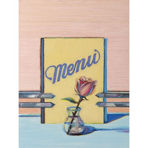 Wayne Thiebaud, Menu Rose