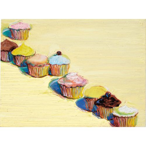 Wayne Thiebaud, Nine Cupcakes