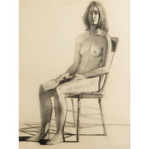 Wayne Thiebaud, Nude In Old Chair