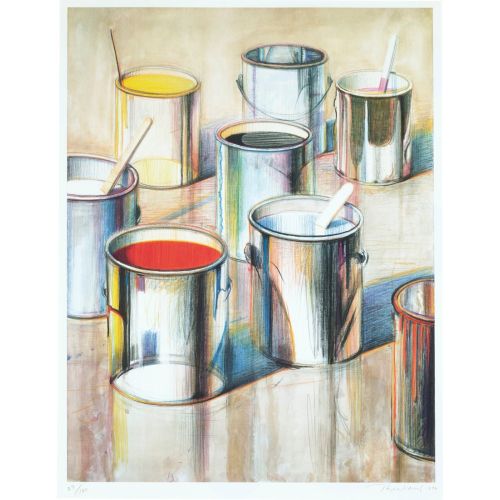 Wayne Thiebaud, Paint Cans