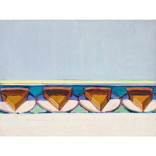 Wayne Thiebaud, Pieces Of Pumpkin