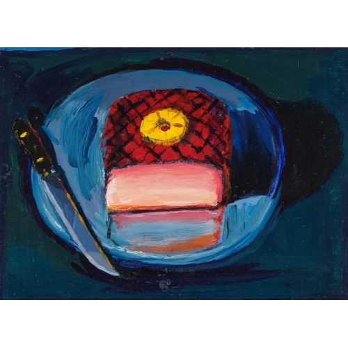 Wayne Thiebaud, Ananas, Jambon Ve Bıçak Wayne Thiebaud, Ananas, Jambon Ve Bıçak