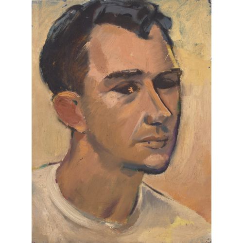 Wayne Thiebaud, Portrait Of Leonard Rossi Wayne Thiebaud, Portrait Of Leonard Rossi