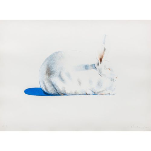 Wayne Thiebaud, Yedi Natürmort Ve Bir Tavşandan Tavşan Wayne Thiebaud, Yedi Natürmort Ve Bir Tavşandan Tavşan