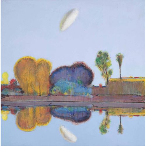 Wayne Thiebaud, Yansımalı Manzara Wayne Thiebaud, Yansımalı Manzara
