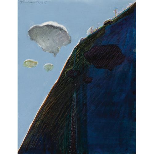 Wayne Thiebaud, Ridge With Clouds 2 Wayne Thiebaud, Ridge With Clouds 2