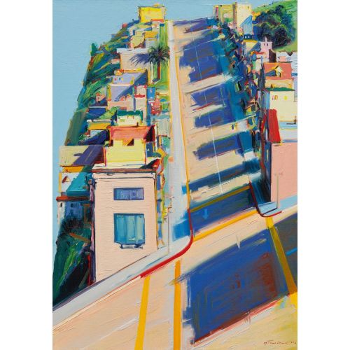Wayne Thiebaud, Ripley Street Ridge Wayne Thiebaud, Ripley Street Ridge