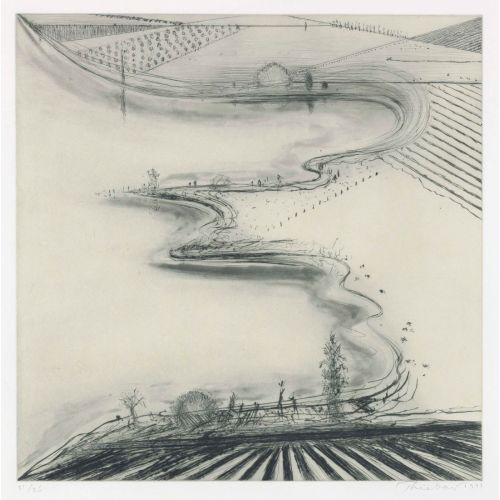 Wayne Thiebaud, River Edge Wayne Thiebaud, River Edge