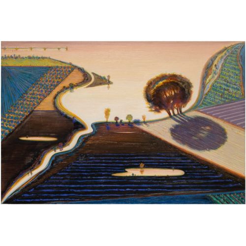 Wayne Thiebaud, River Ponds Wayne Thiebaud, River Ponds