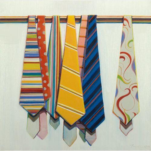Wayne Thiebaud, Row Of Ties Wayne Thiebaud, Row Of Ties