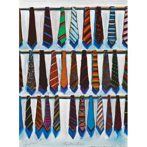 Wayne Thiebaud, Row Ties Wayne Thiebaud, Row Ties