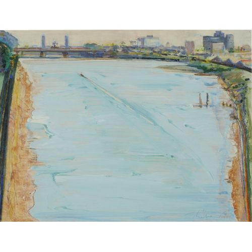 Wayne Thiebaud, Sacramento River Study Wayne Thiebaud, Sacramento River Study