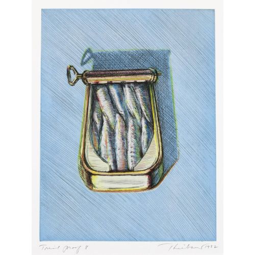Wayne Thiebaud, Sardines Wayne Thiebaud, Sardines