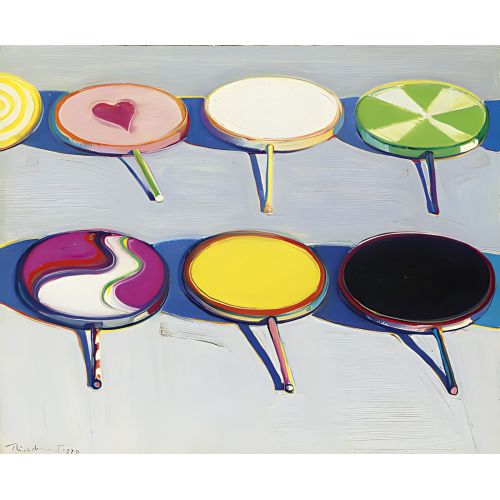 Wayne Thiebaud, Yedi Halka Şeker Wayne Thiebaud, Yedi Halka Şeker