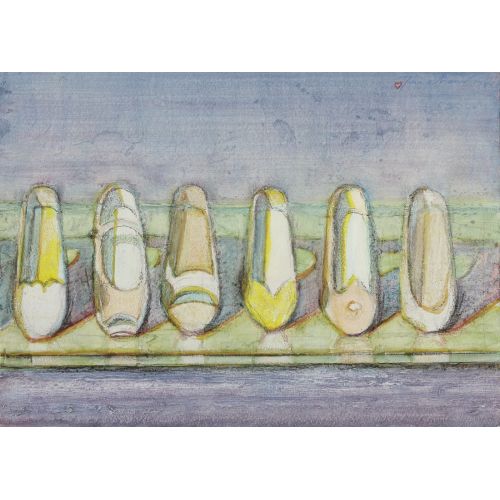 Wayne Thiebaud, Shoe Rows Wayne Thiebaud, Shoe Rows