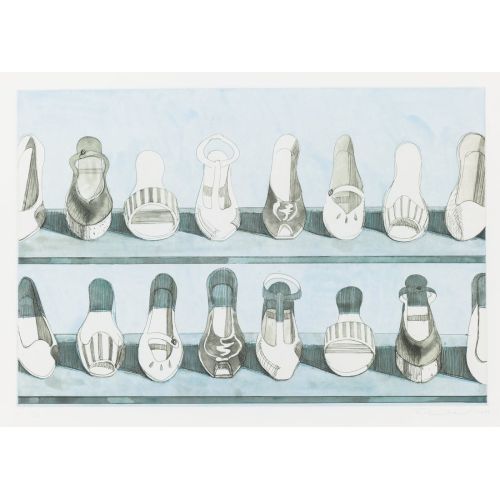 Wayne Thiebaud, Shoe Rows 2 Wayne Thiebaud, Shoe Rows 2