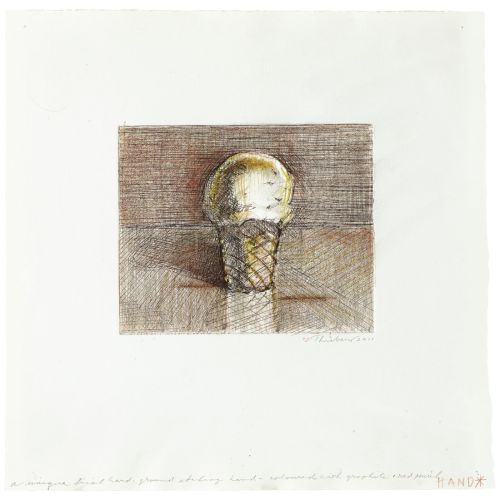 Wayne Thiebaud, Single Cone Wayne Thiebaud, Single Cone