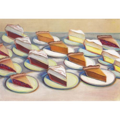 Wayne Thiebaud, Sixteen Pies Wayne Thiebaud, Sixteen Pies