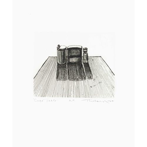Wayne Thiebaud, Kafe Masası