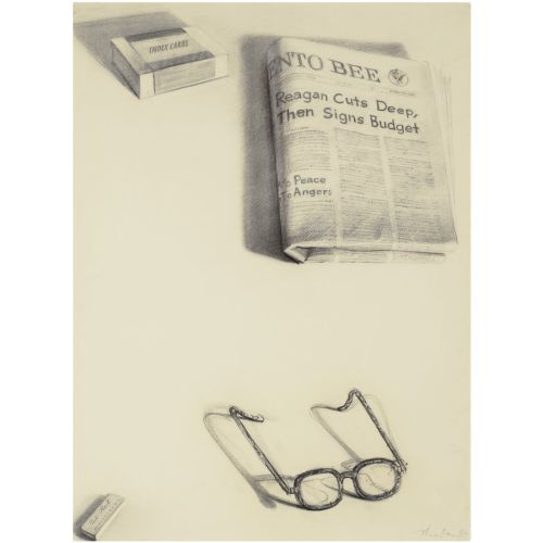 Wayne Thiebaud, Spectacles And Bee Still Life Wayne Thiebaud, Spectacles And Bee Still Life