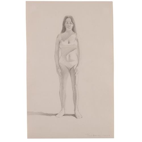 Wayne Thiebaud, Standing Woman Wayne Thiebaud, Standing Woman