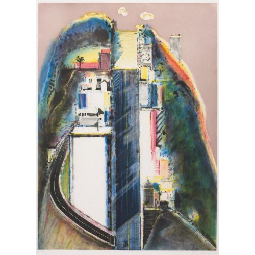 Wayne Thiebaud, Steep Street Pop Art Art Movements Wayne Thiebaud, Steep Street, Pop Art, can be purchased or downloaded as a