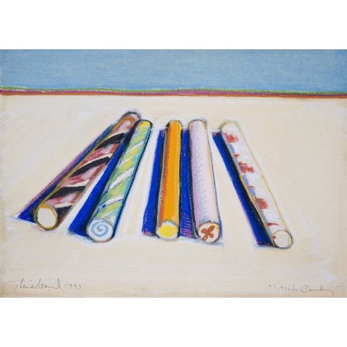 Wayne Thiebaud, Stick Candy 2 Wayne Thiebaud, Stick Candy 2