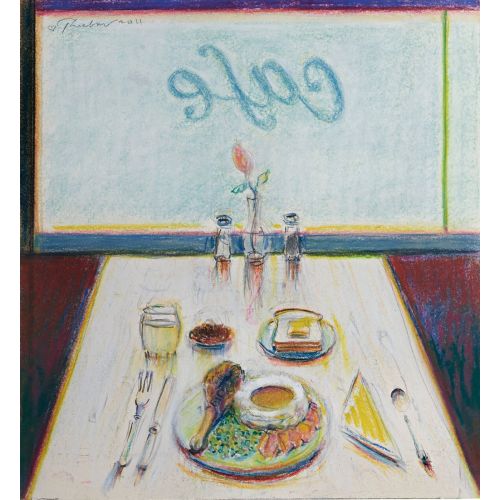 Wayne Thiebaud, Kafe Penceresi