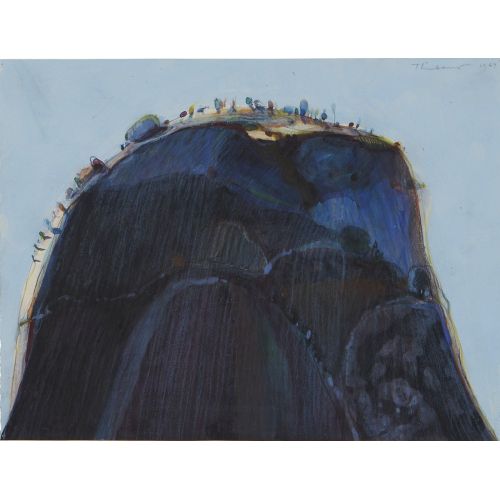 Wayne Thiebaud, Study For Blue Hill Wayne Thiebaud, Study For Blue Hill