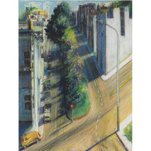 Wayne Thiebaud, Study For Carolina Street Wayne Thiebaud, Study For Carolina Street