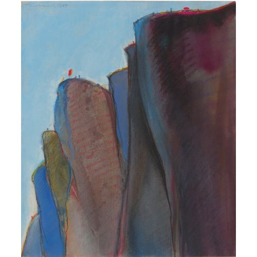 Wayne Thiebaud, Study For Coloma Ridge