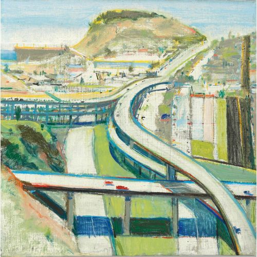 Wayne Thiebaud, Study For Freeway