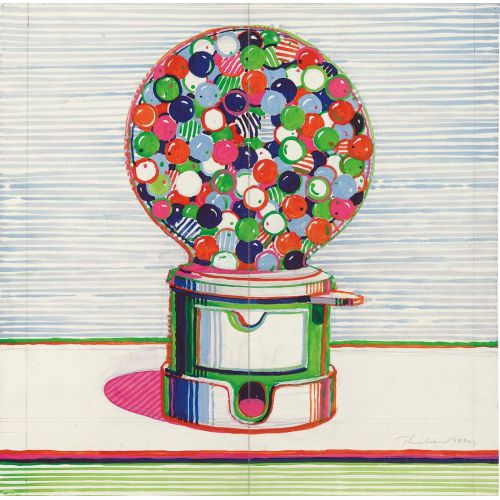 Wayne Thiebaud, Study For Gumball Machine