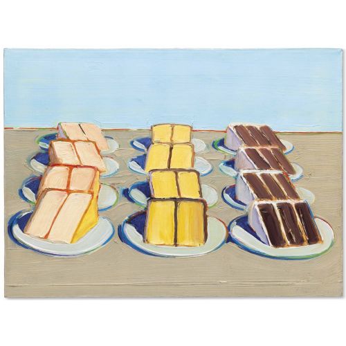 Wayne Thiebaud, Kek Satırları