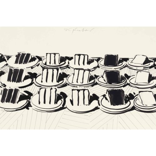 Wayne Thiebaud, Cake Slices Pop Art Wayne Thiebaud, Cake Slices Pop Art Art Movements Wayne Thiebaud, Cake Slices, Pop Art, can be purchased or downloaded as a