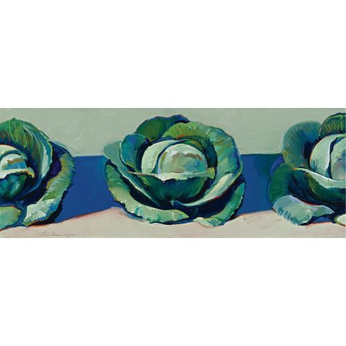 Wayne Thiebaud, Three Cabbages Wayne Thiebaud, Three Cabbages