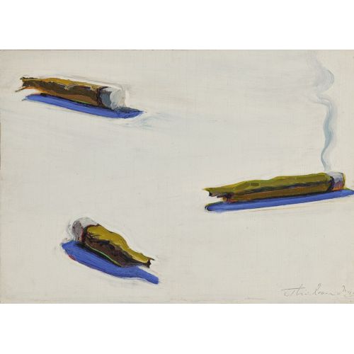 Wayne Thiebaud, Three Cigar Wayne Thiebaud, Three Cigar