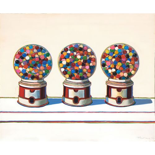 Wayne Thiebaud, Three Machines Wayne Thiebaud, Three Machines