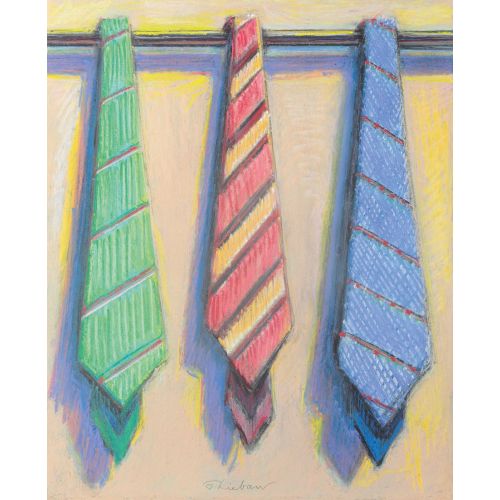 Wayne Thiebaud, Three Ties Wayne Thiebaud, Three Ties