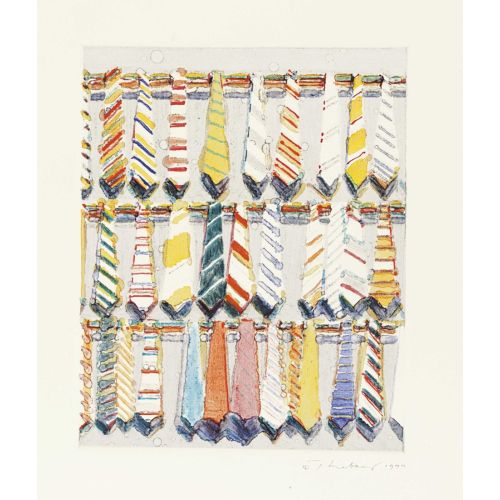 Wayne Thiebaud, Tie Rows Wayne Thiebaud, Tie Rows