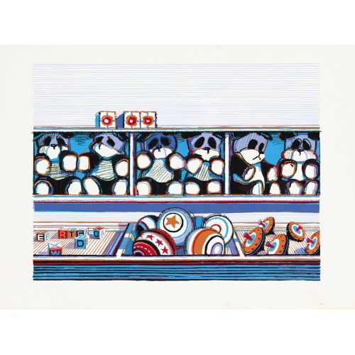 Wayne Thiebaud, Toy Counter Wayne Thiebaud, Toy Counter