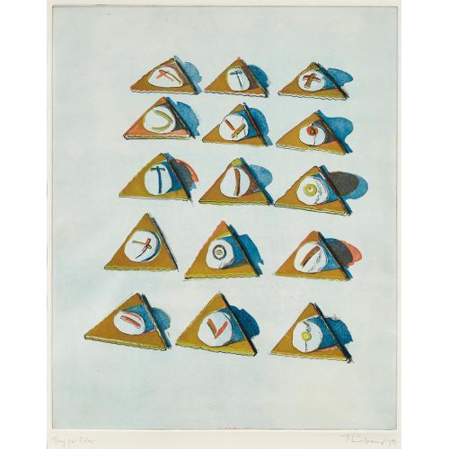 Wayne Thiebaud, Triangle Thins Wayne Thiebaud, Triangle Thins